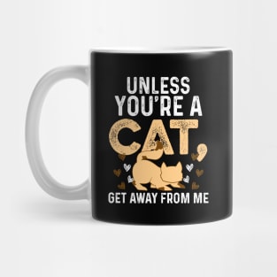 Funny Cat Quarantine Design for Introverts Introvert Tee Cat Lover Gift Mug